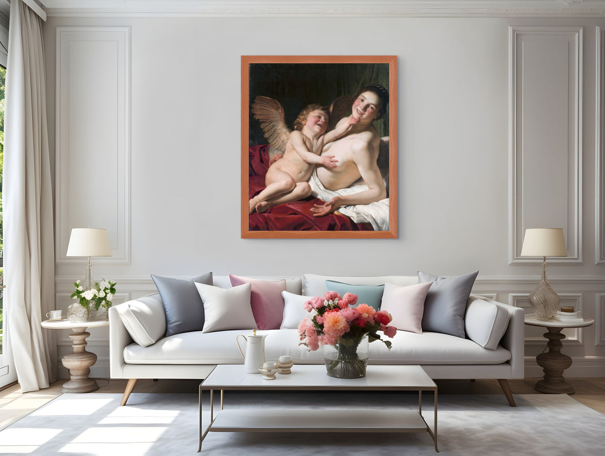 Venus y Cupido - Roeloff van Zijl - Lienzo premium 430g (calidad de galeria)