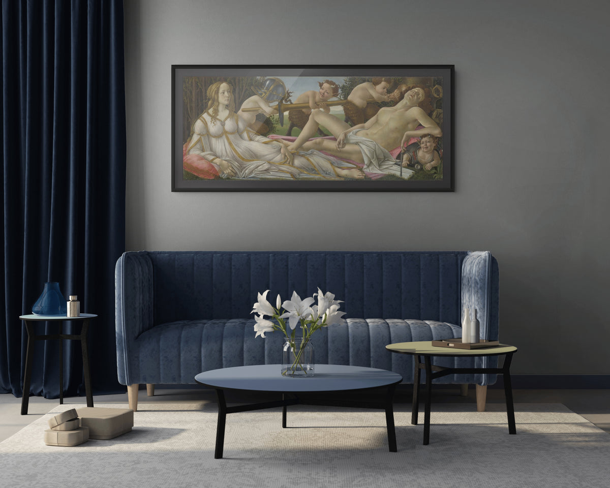 Venus and Mars - Sandro Botticelli - Premium 430g canvas (gallery quality)