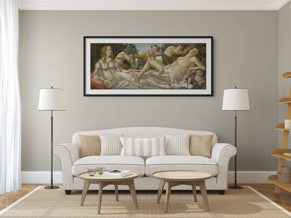 Venus and Mars - Sandro Botticelli - Premium 430g canvas (gallery quality)