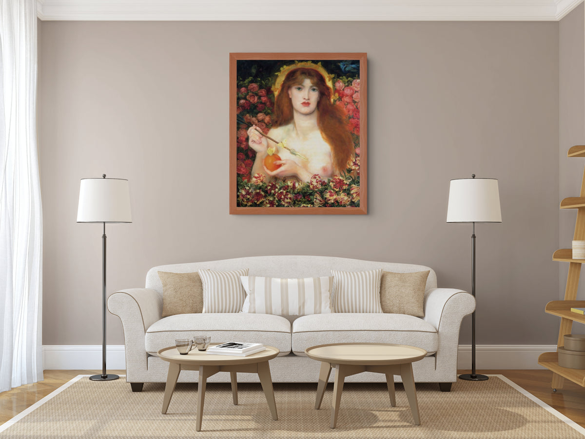 Venus Verticordia - Dante Gabriel Rossetti - Lienzo premium 430g (calidad de galeria)