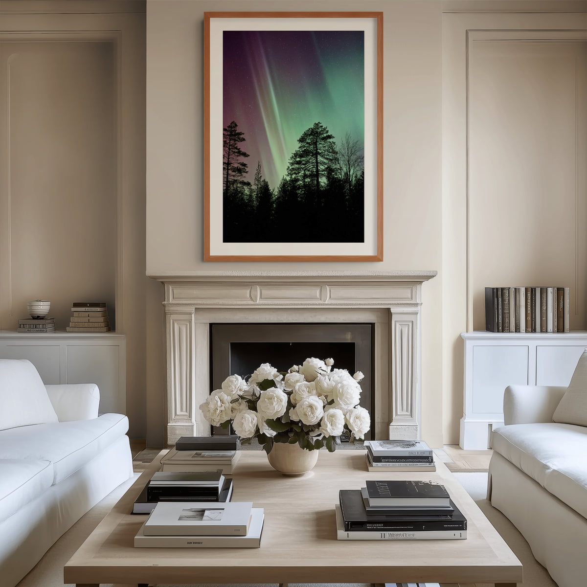 Cielo y Paisaje - Lienzo premium 430g (calidad de galeria)