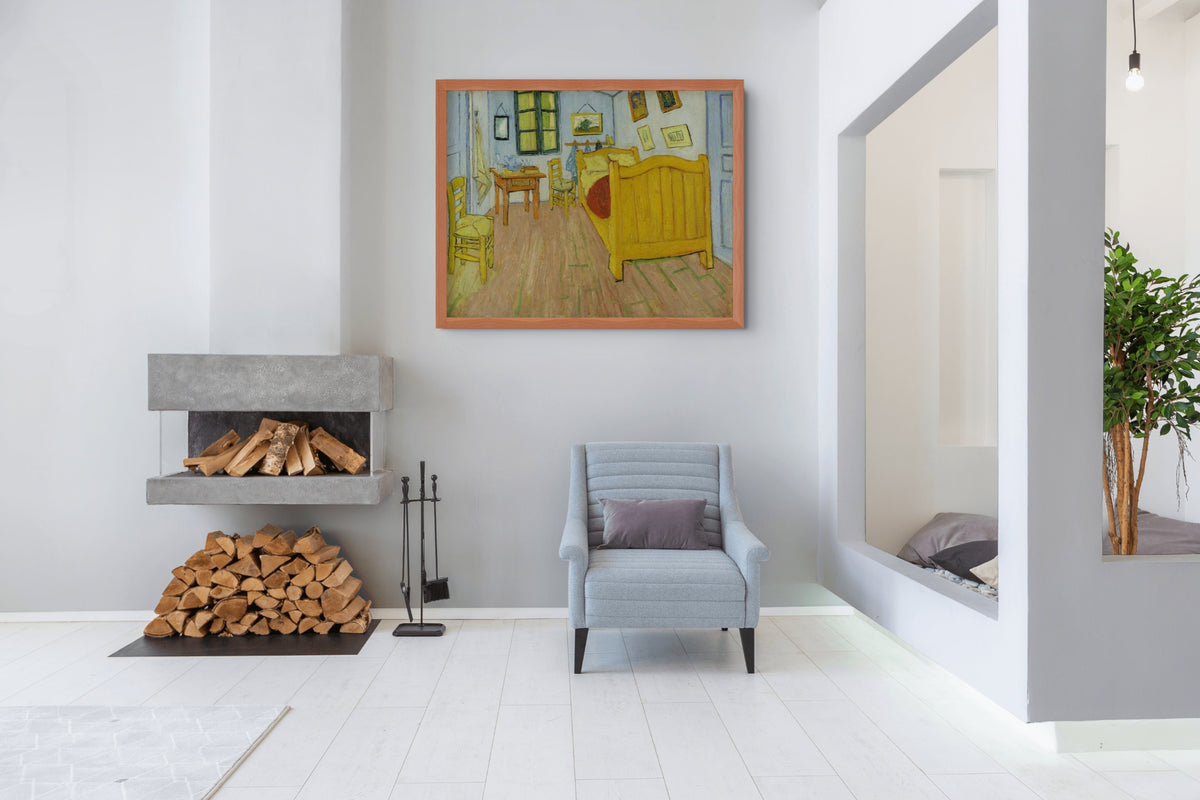 The Bedroom in Arles - Vincent Van Gogh - Premium Canvas 430g (gallery quality)