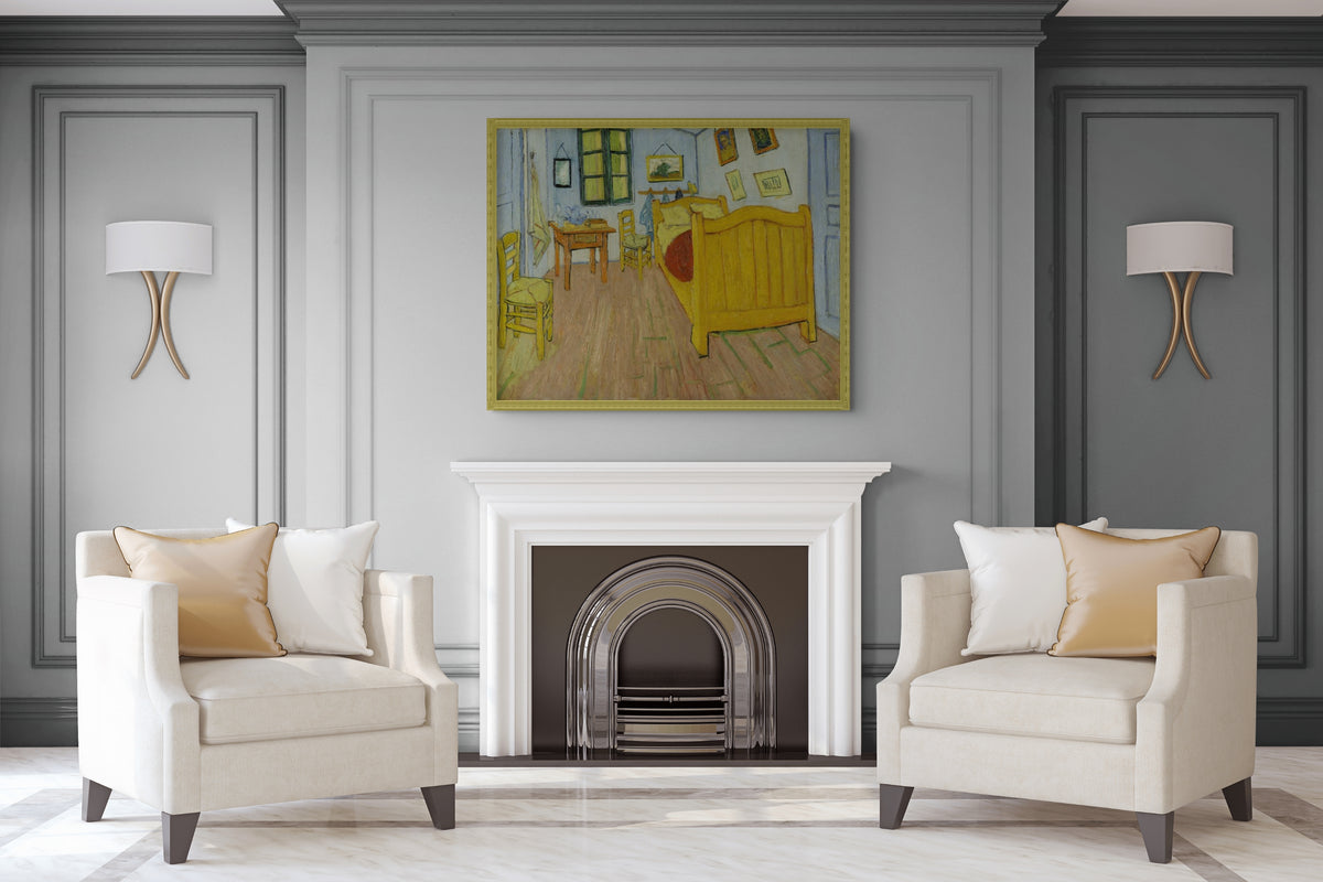 El dormitorio en Arles - Vincent Van Gogh - Lienzo premium 430g (calidad de galeria)