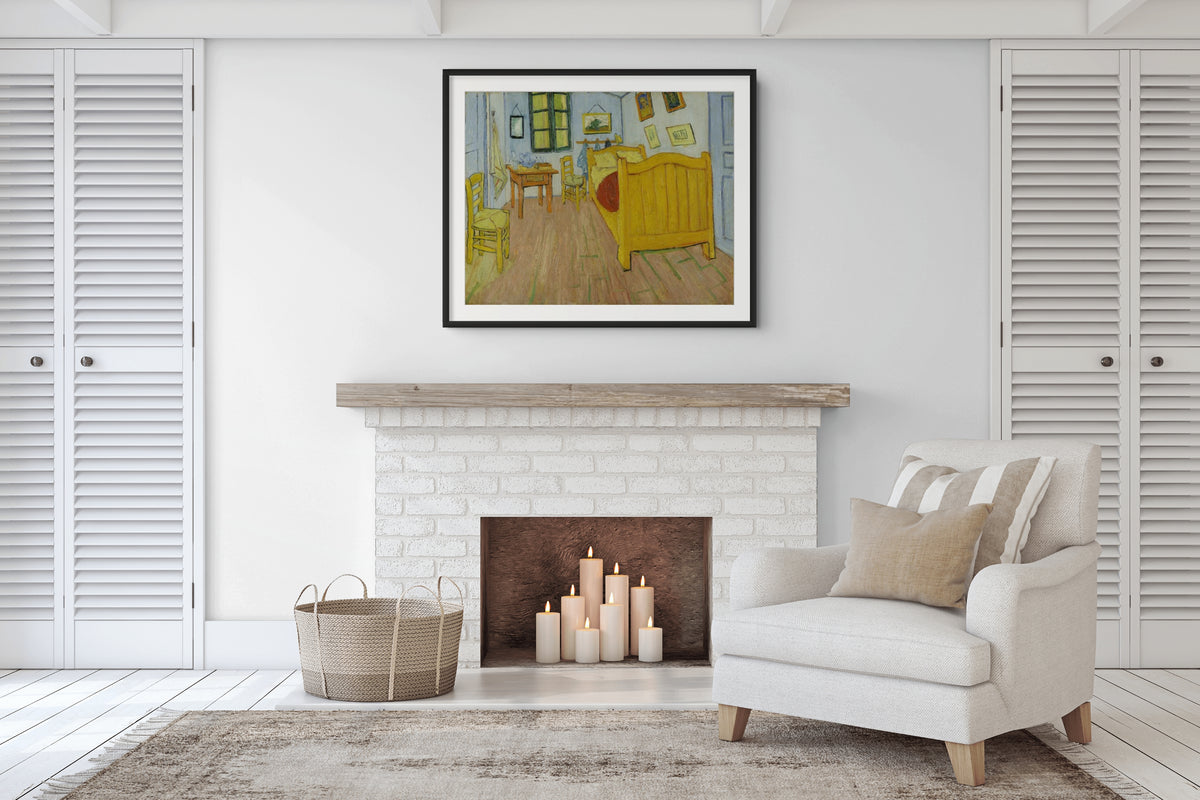 The Bedroom in Arles - Vincent Van Gogh - Premium Canvas 430g (gallery quality)