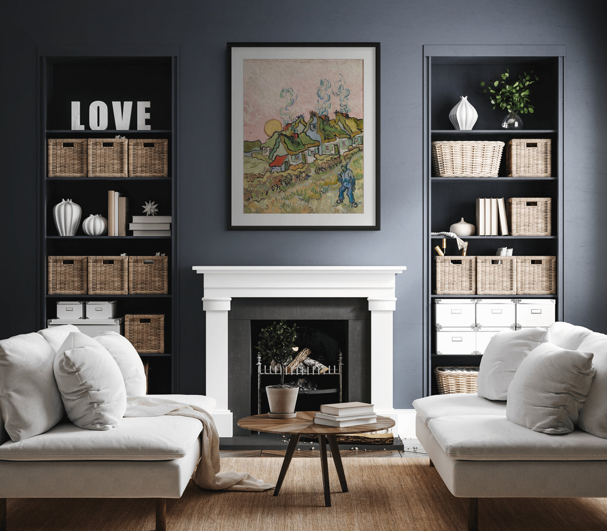 The Starry Night - Vincent Van Gogh - Premium 430g canvas (gallery quality)