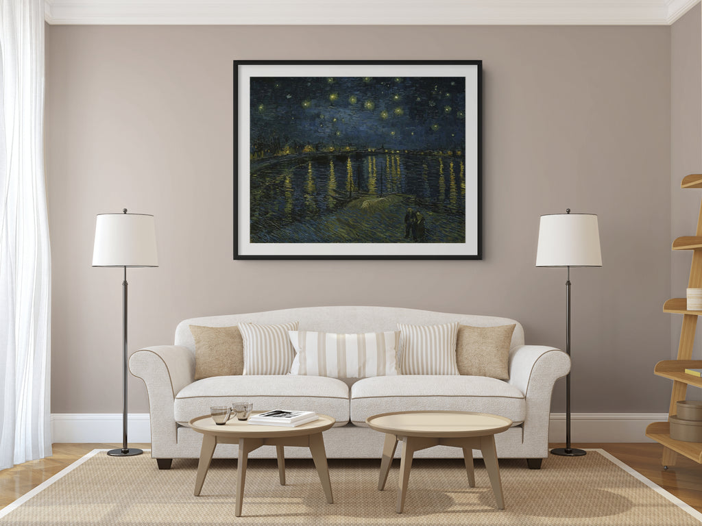 La Nuit étoilée - Vincent Van Gogh - Toile premium 430g (qualité galerie)