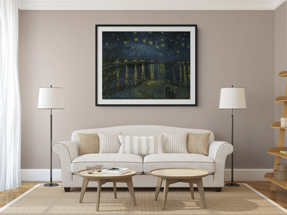 The Starry Night - Vincent Van Gogh - Premium 430g canvas (gallery quality)