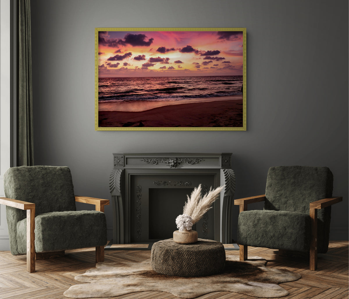 Cielo y Paisaje - Lienzo premium 430g (calidad de galeria)