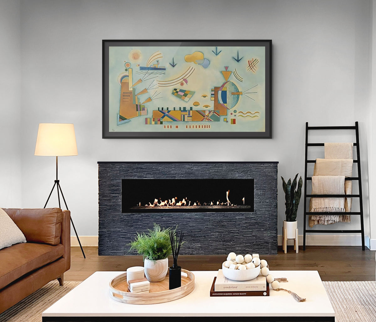 Couple à cheval - Vassily Kandinsky - Toile premium 430g (qualité galerie)