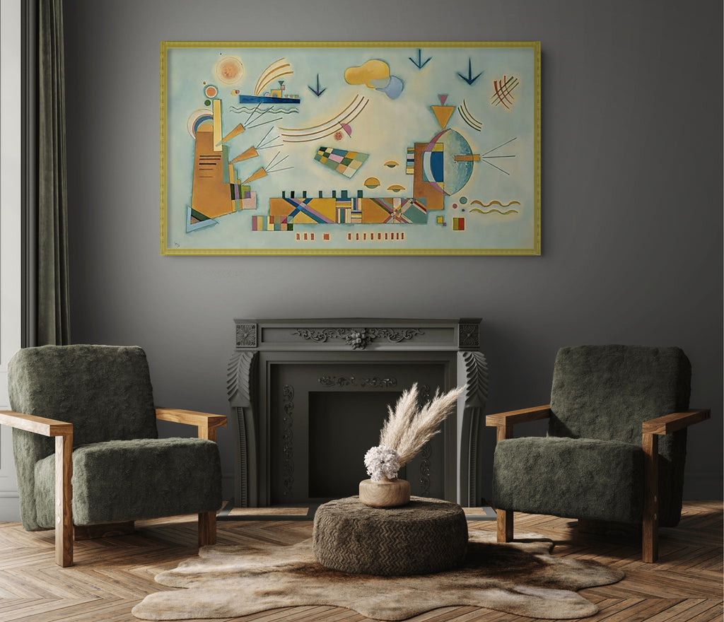 Couple à cheval - Vassily Kandinsky - Toile premium 430g (qualité galerie)