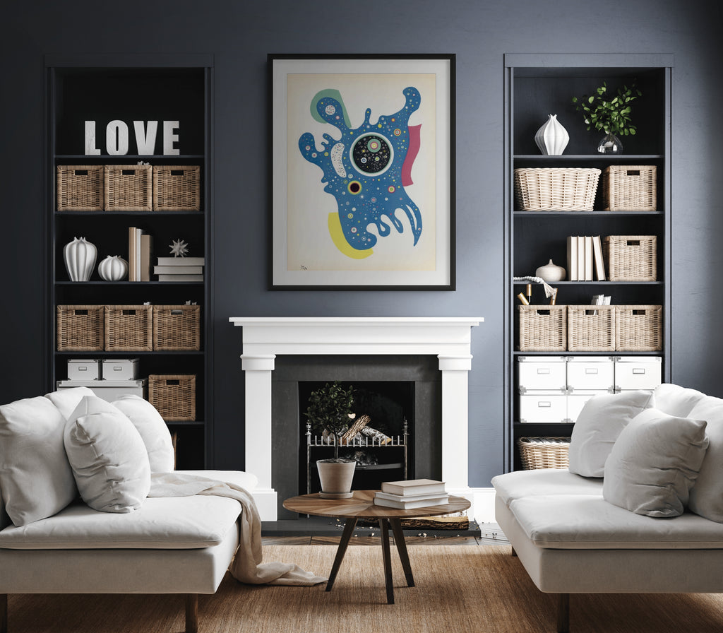 Estrellas - Wassily Kandinsky - Lienzo premium 430g (calidad de galeria)