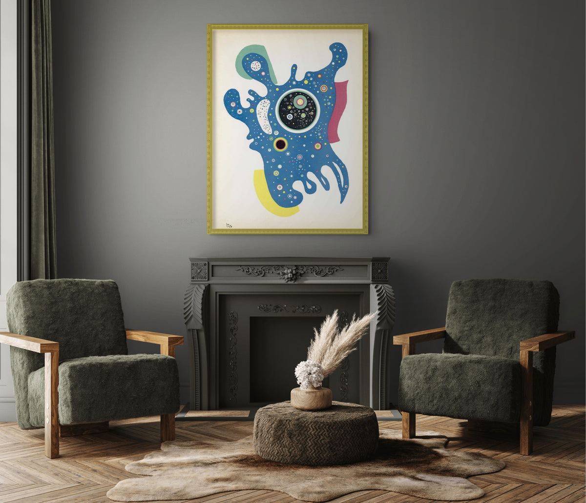 Estrellas - Wassily Kandinsky - Lienzo premium 430g (calidad de galeria)