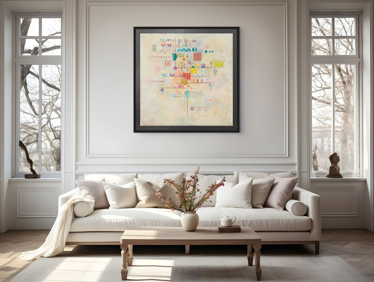 Couple on Horseback - Wassily Kandinsky - Premium 430g canvas (gallery quality)