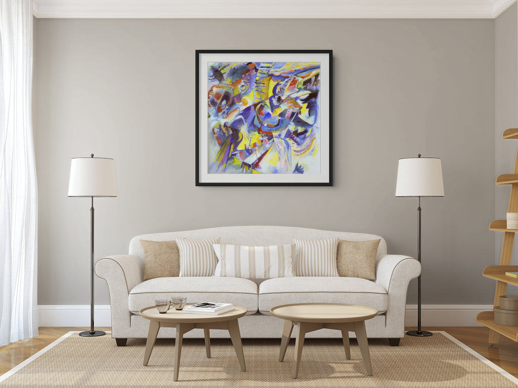 Couple on Horseback - Wassily Kandinsky - Premium 430g canvas (gallery quality)
