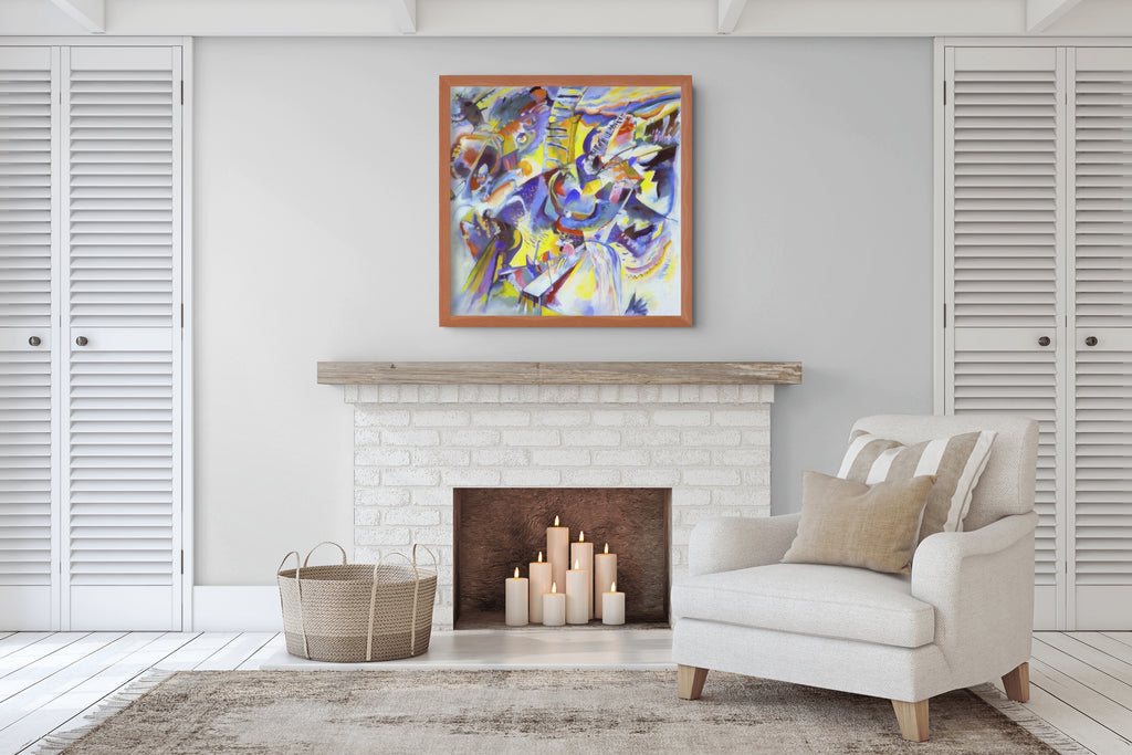 Couple on Horseback - Wassily Kandinsky - Premium 430g canvas (gallery quality)