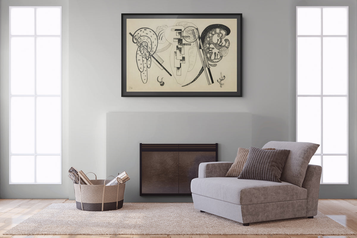 Couple on Horseback - Wassily Kandinsky - Premium 430g canvas (gallery quality)