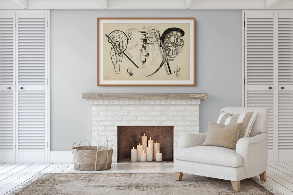 Couple on Horseback - Wassily Kandinsky - Premium 430g canvas (gallery quality)