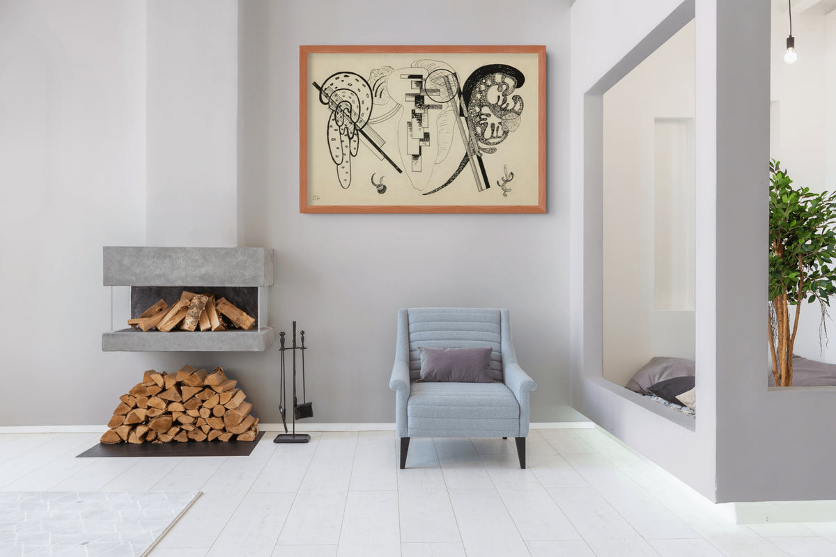 Couple on Horseback - Wassily Kandinsky - Premium 430g canvas (gallery quality)