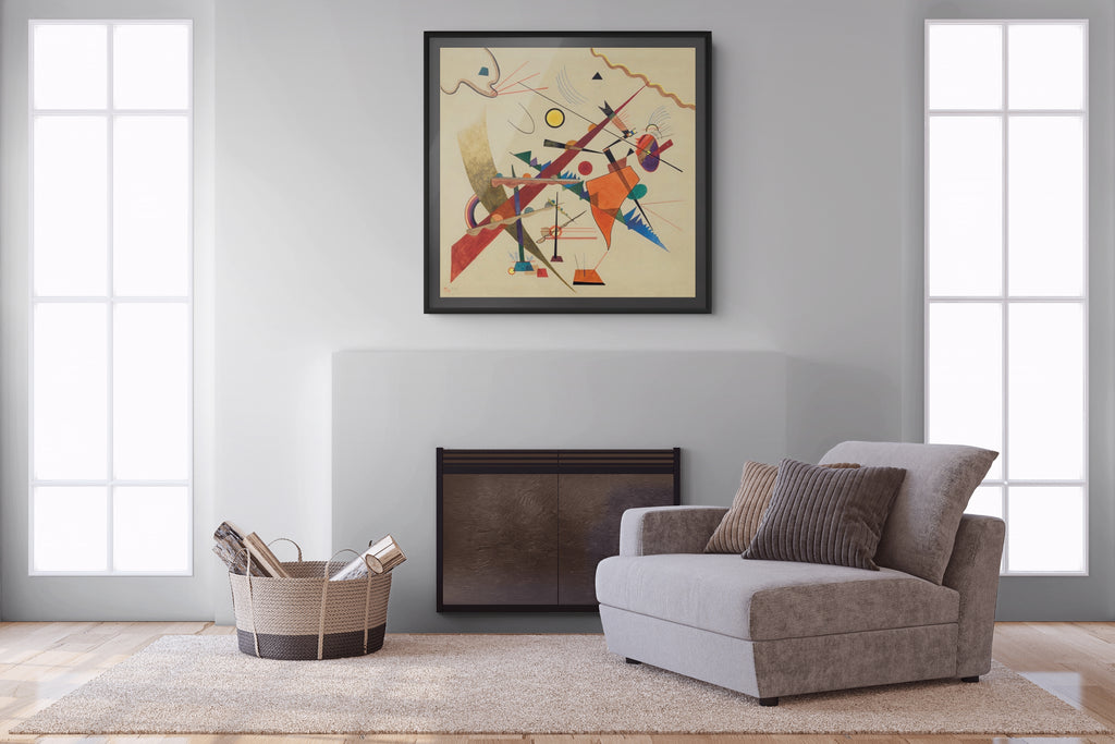 Couple on Horseback - Wassily Kandinsky - Premium 430g canvas (gallery quality)