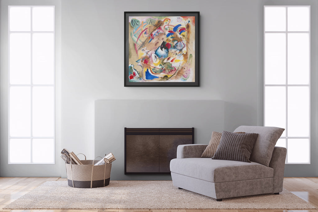 Couple on Horseback - Wassily Kandinsky - Premium 430g canvas (gallery quality)
