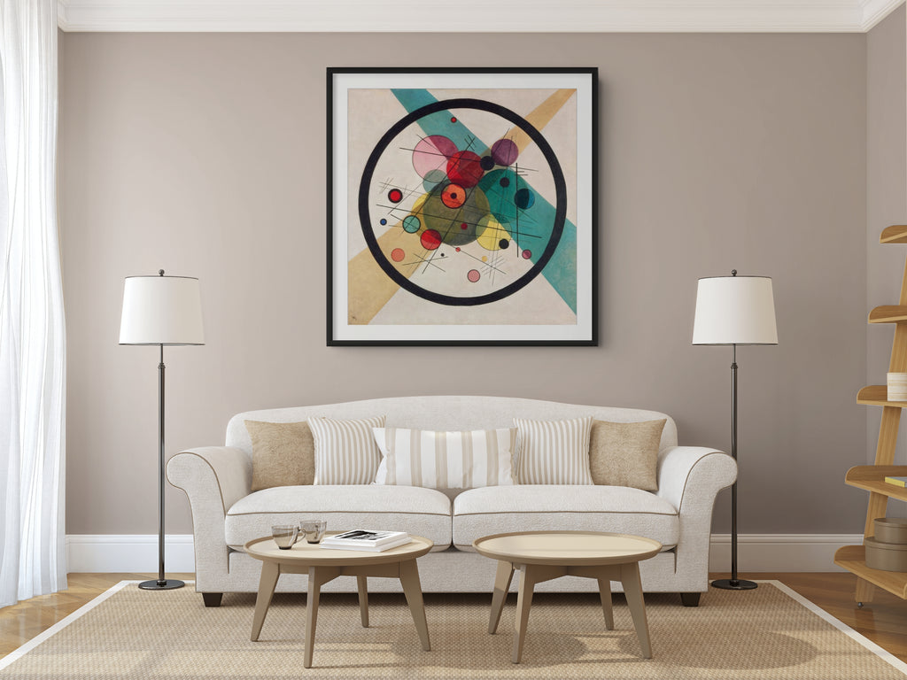 Couple on Horseback - Wassily Kandinsky - Premium 430g canvas (gallery quality)