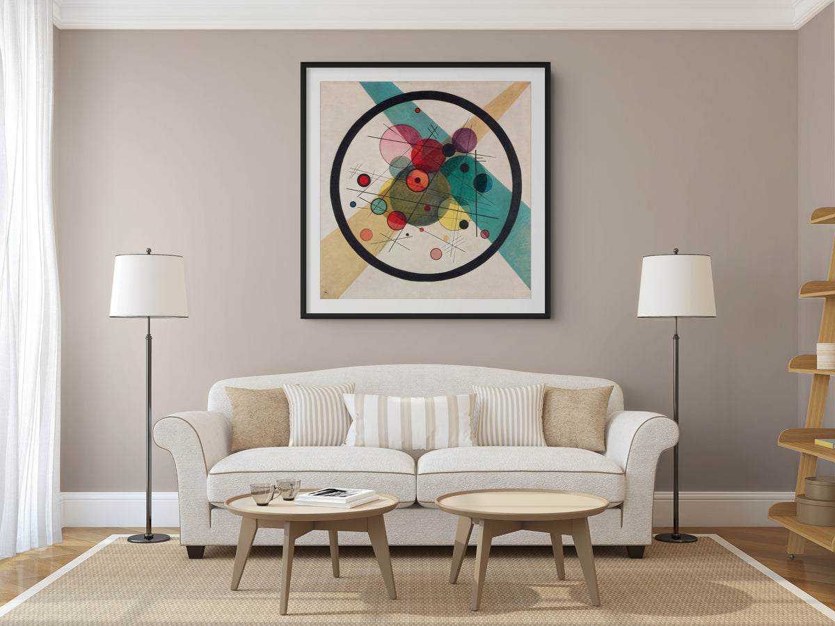 Couple on Horseback - Wassily Kandinsky - Premium 430g canvas (gallery quality)