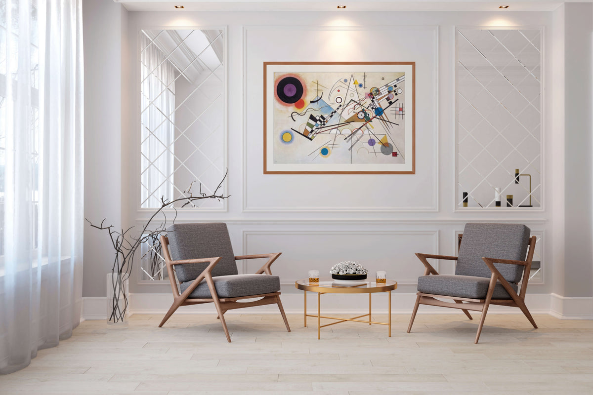 Couple à cheval - Vassily Kandinsky - Toile premium 430g (qualité galerie)