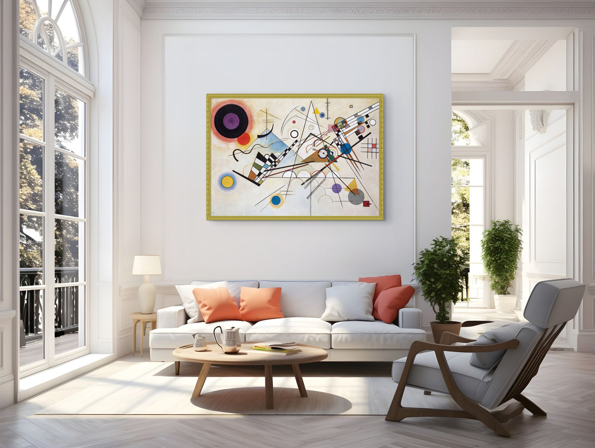 Couple à cheval - Vassily Kandinsky - Toile premium 430g (qualité galerie)