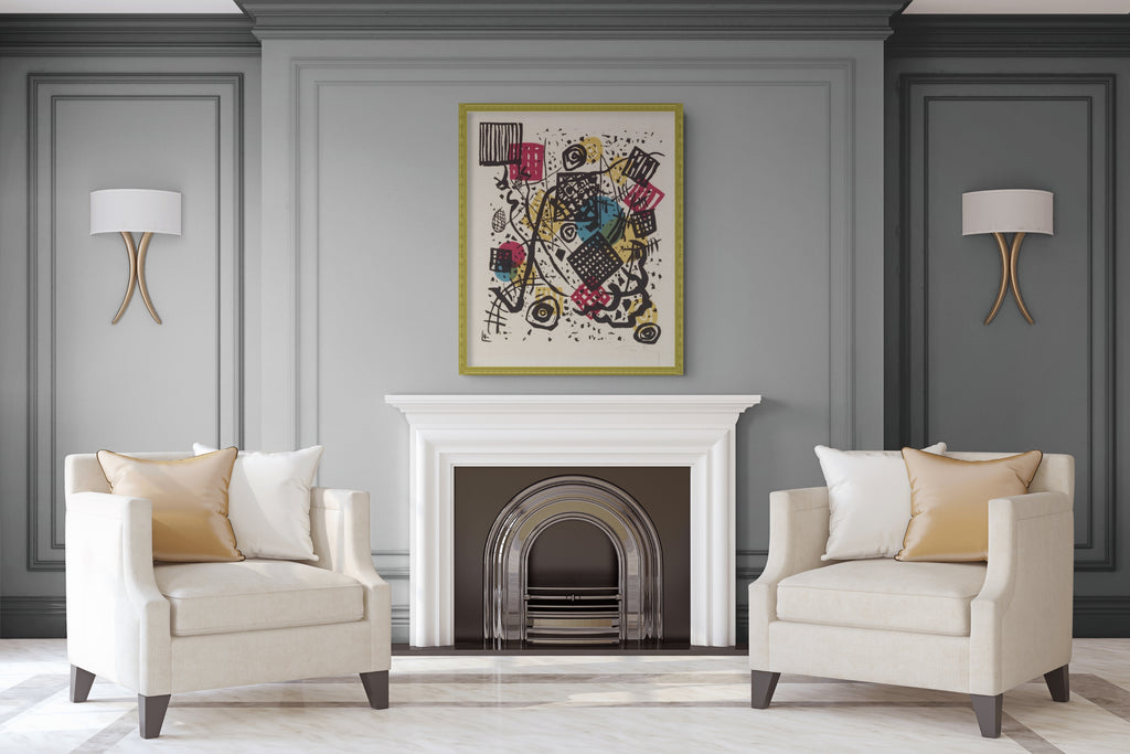 Couple à cheval - Vassily Kandinsky - Toile premium 430g (qualité galerie)