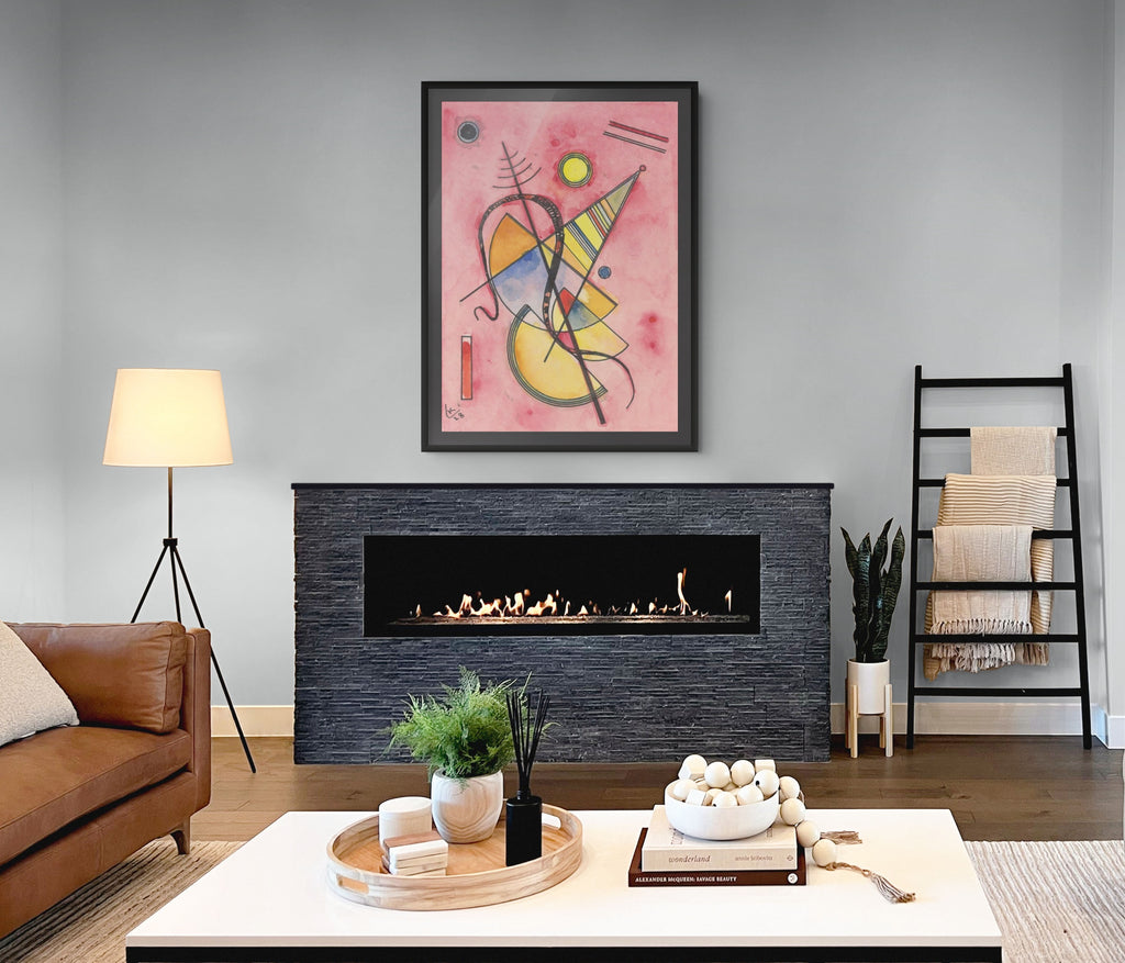 Couple on Horseback - Wassily Kandinsky - Premium 430g canvas (gallery quality)