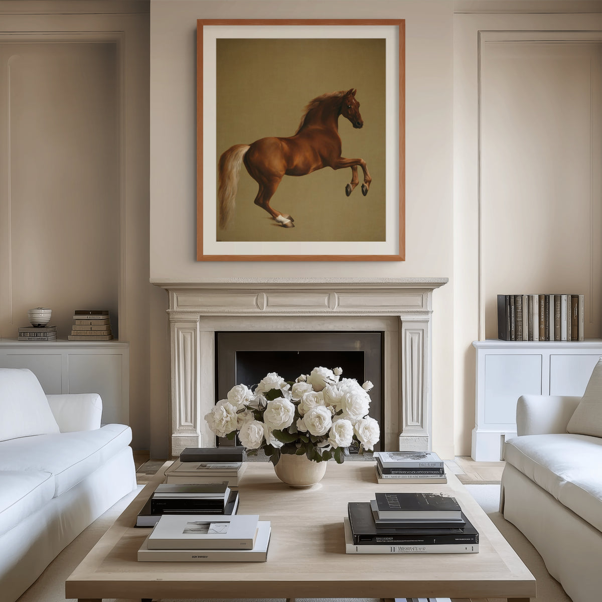 Whistlejacket - George Stubbs - Lienzo premium 430g (calidad de galeria)
