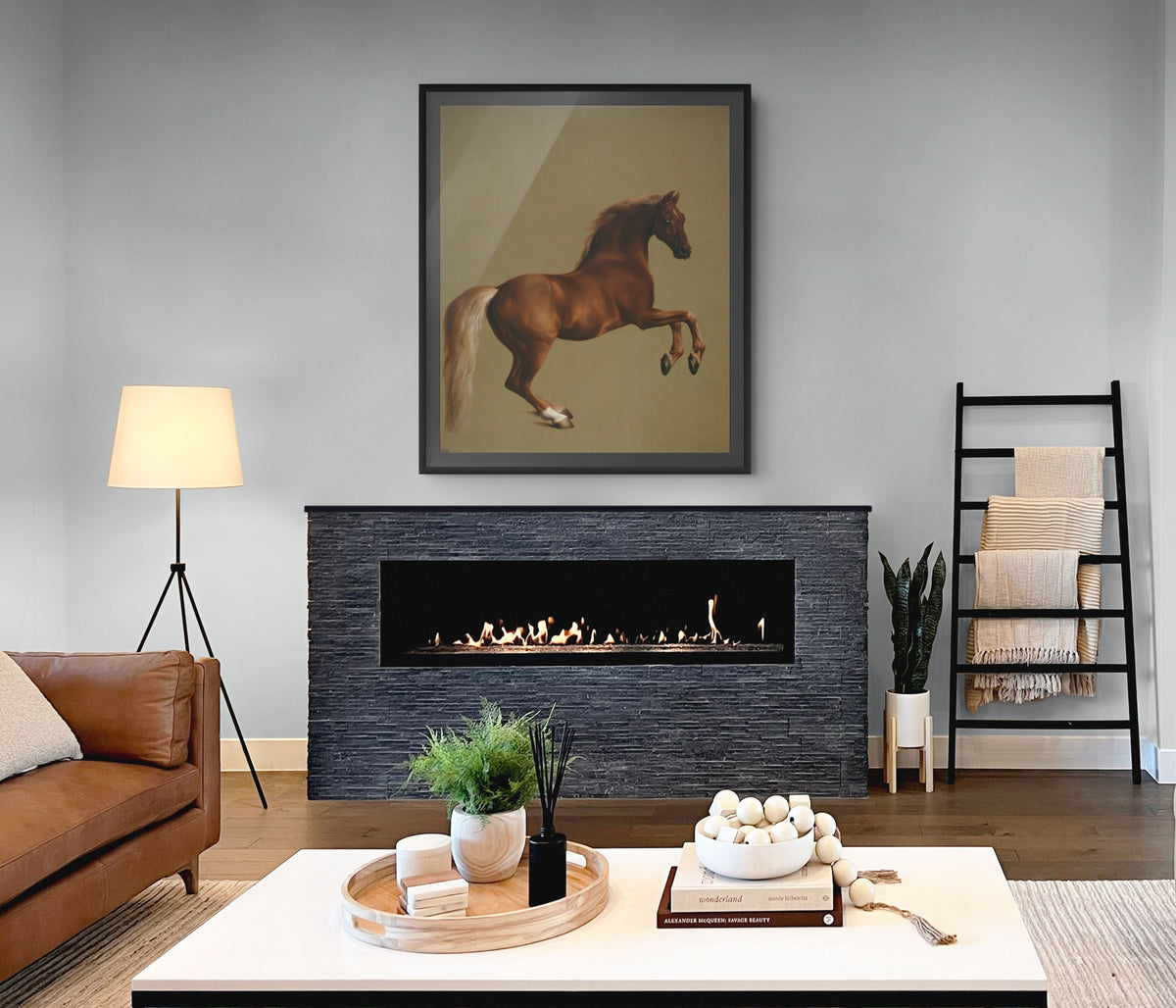 Whistlejacket - George Stubbs - Lienzo premium 430g (calidad de galeria)