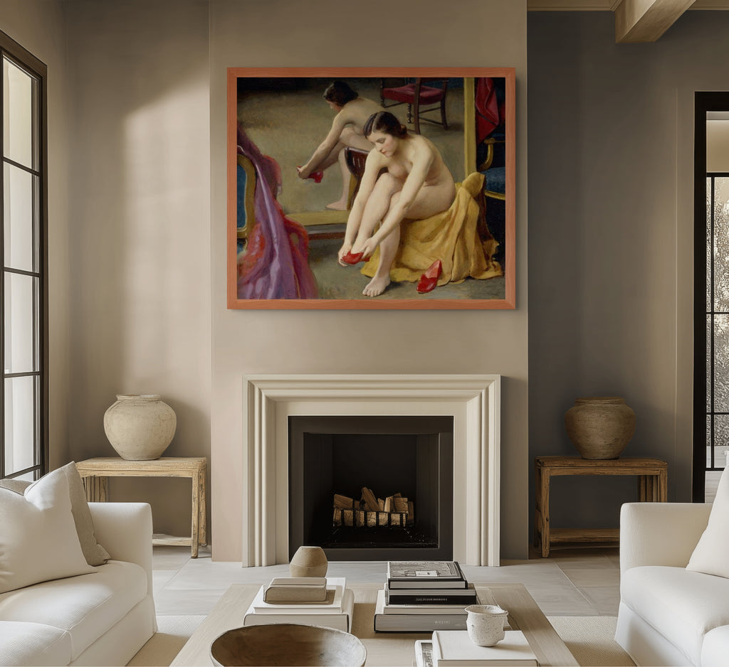 Le magasin de chapeaux - August Macke - Toile premium 430g (qualité galerie)