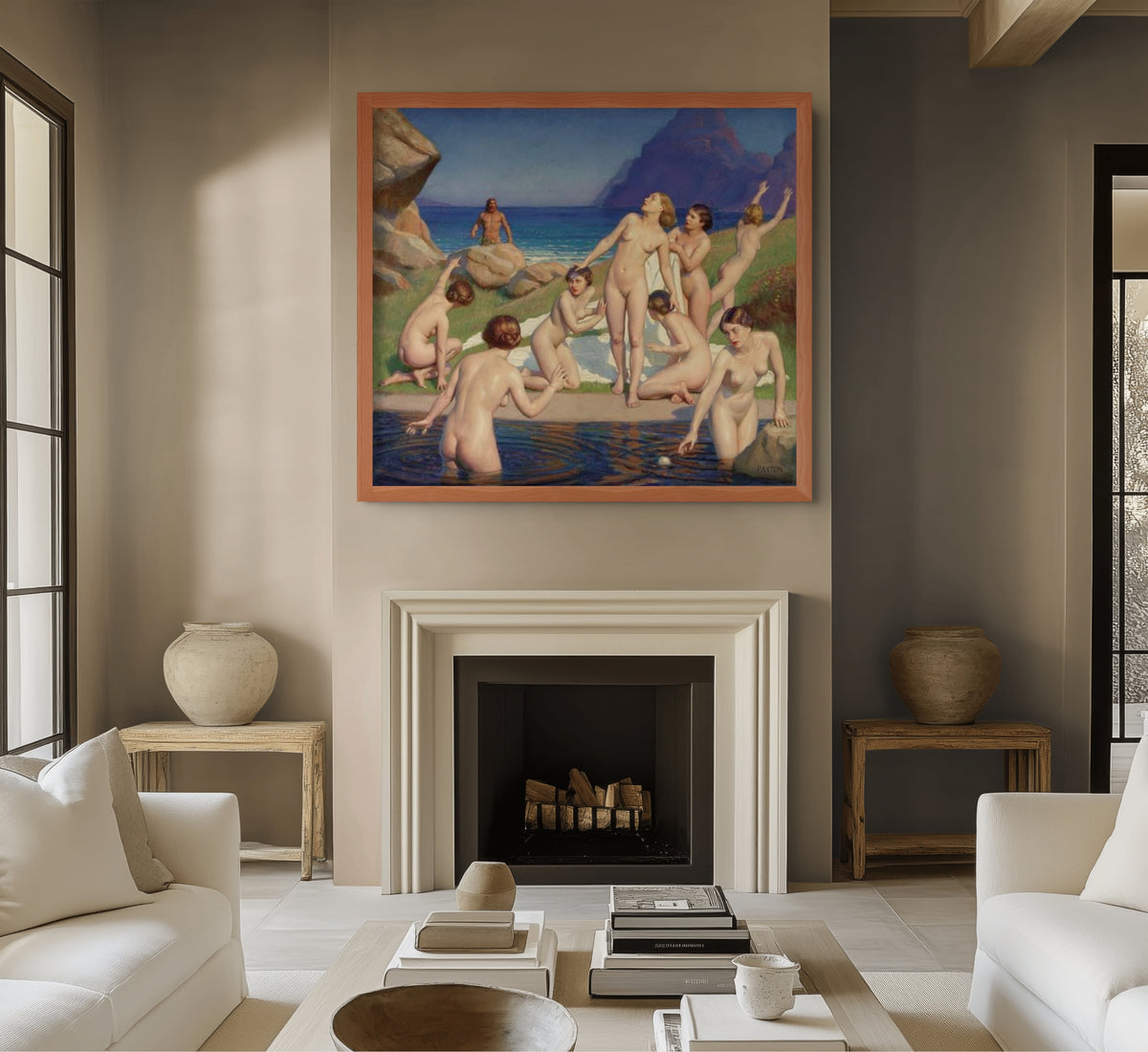 Nausícaa -William McGregor Paxton - Lienzo premium 430g (calidad de galeria)