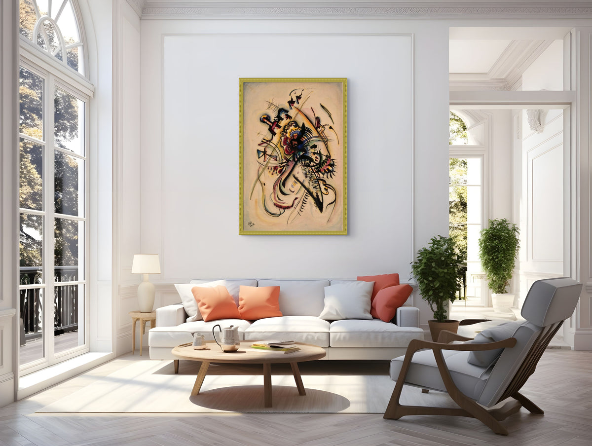 Couple on Horseback - Wassily Kandinsky - Premium 430g canvas (gallery quality)