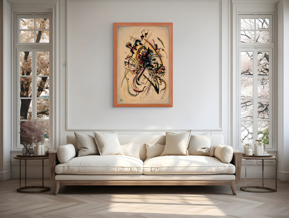 Couple on Horseback - Wassily Kandinsky - Premium 430g canvas (gallery quality)