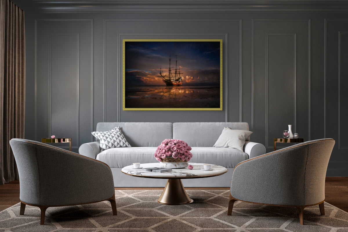 Cielo y Paisaje - Lienzo premium 430g (calidad de galeria)