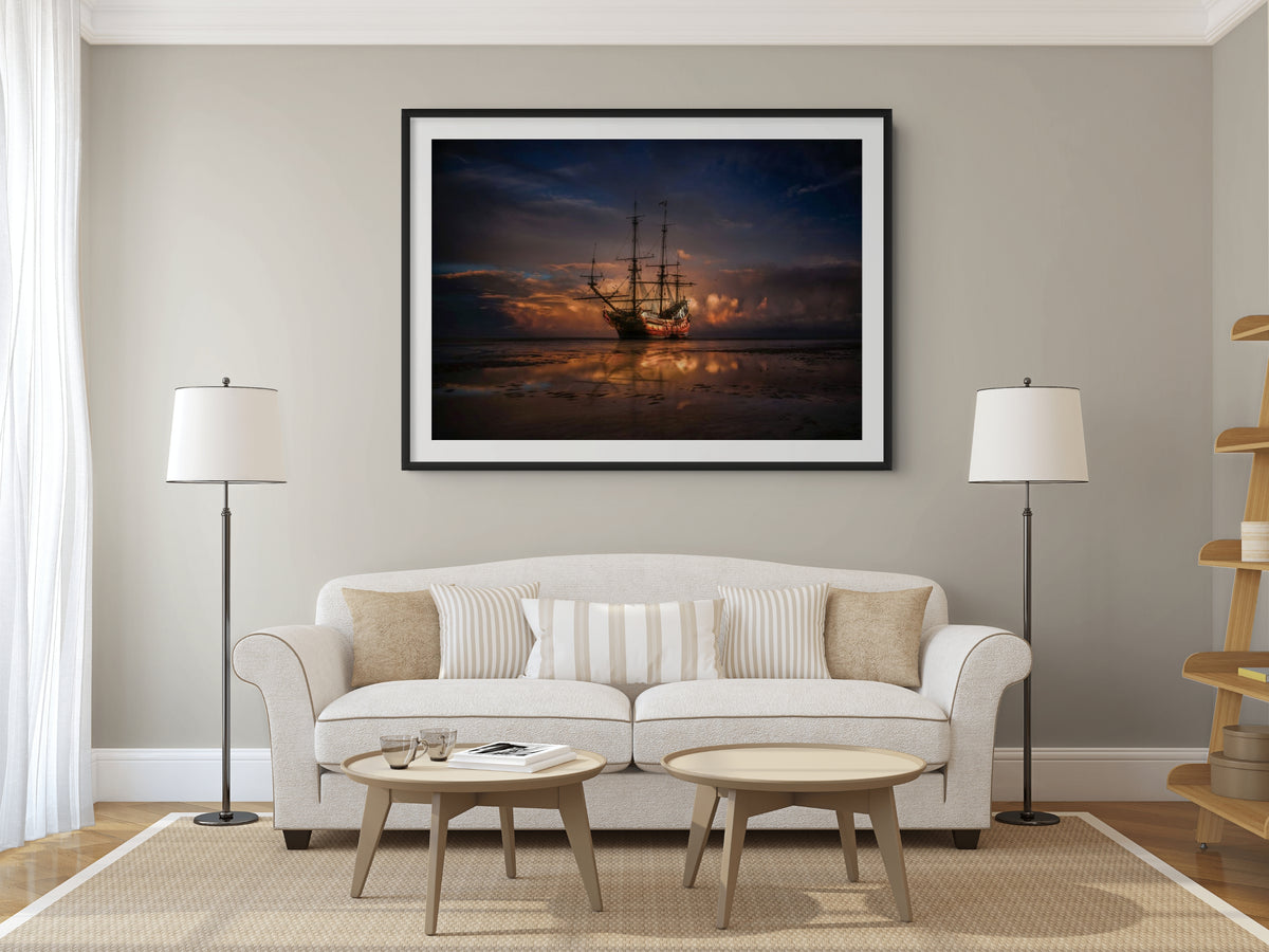 Cielo y Paisaje - Lienzo premium 430g (calidad de galeria)