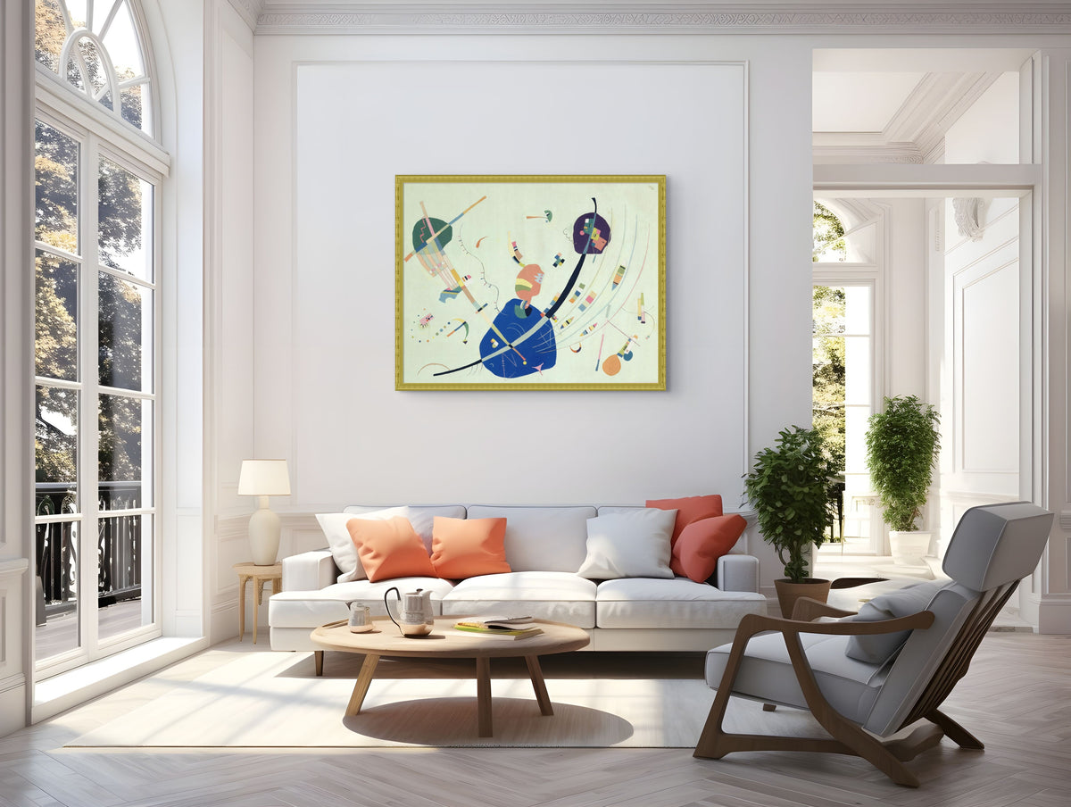 Couple on Horseback - Wassily Kandinsky - Premium 430g canvas (gallery quality)