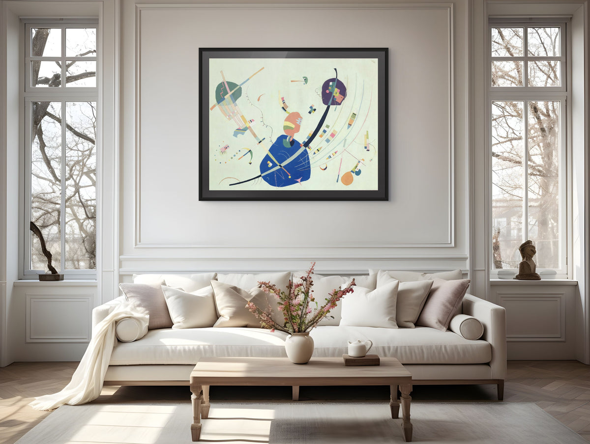 Couple on Horseback - Wassily Kandinsky - Premium 430g canvas (gallery quality)